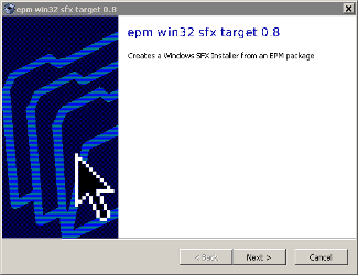 mini screenshot of generated installer package